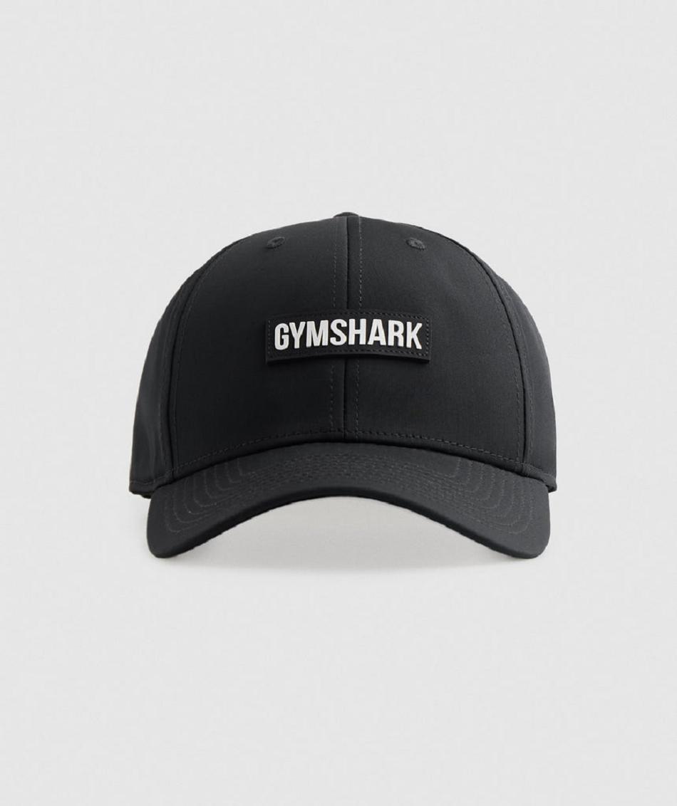 Czapki Damskie Gymshark Snapback Czarne | PL 2111LIS